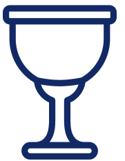 Stylistic picture of a chalice